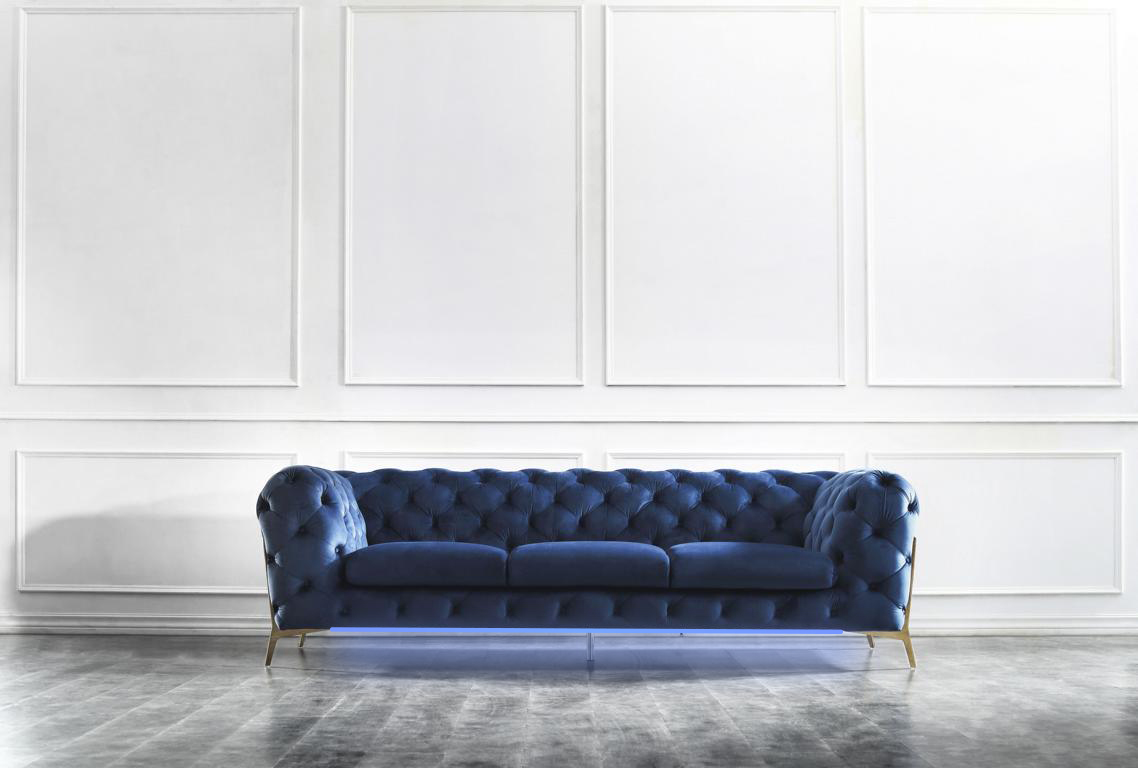 Chesterfield Edle Designer Couch Polster Stoff Textil Samt Sofa Luxus Couchen | eBay