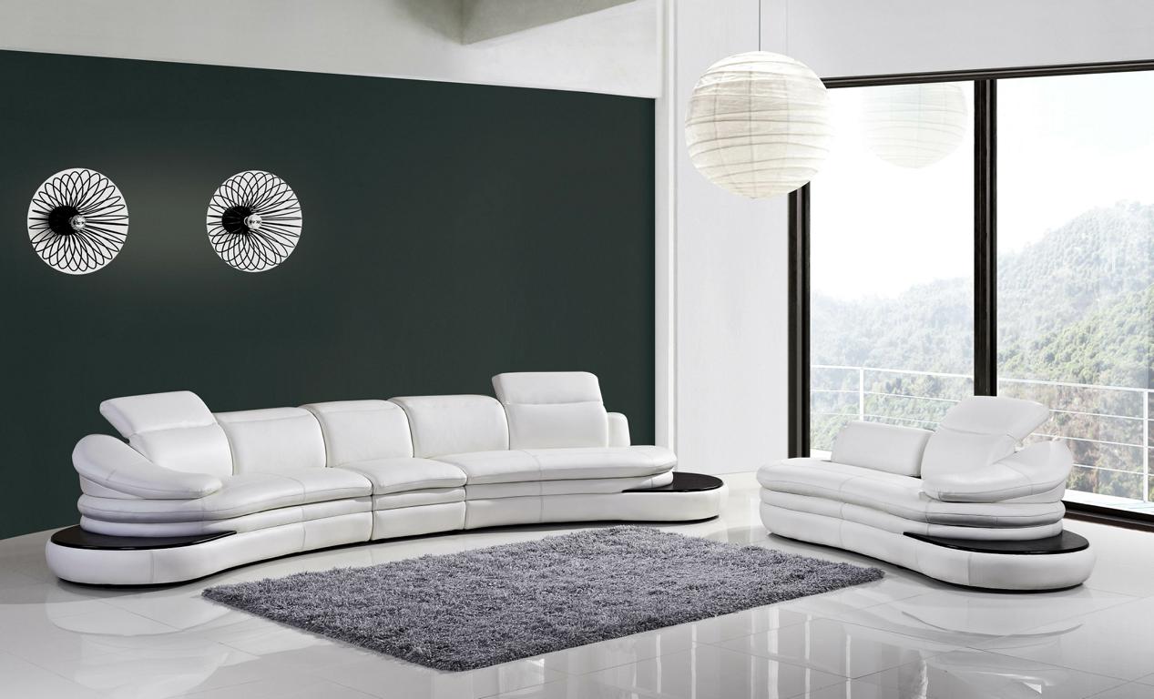 Leather sofa corner sofa living landscape around Couch ...