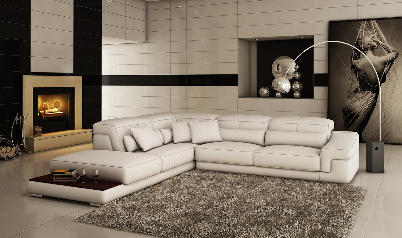 Verstellbare Leder Sitz Polster Eck Couch Sofa Garnitur L Form Sitz Ecke Wohn | eBay