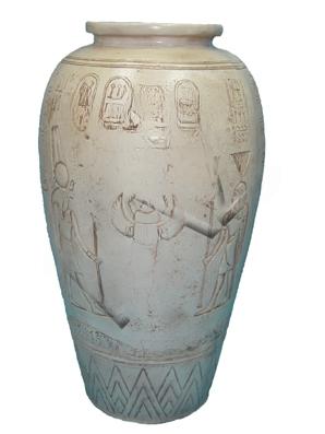 Design Ägyptische Vase Decovase Figur Statue Skulptur Figuren Skulpturen Neu