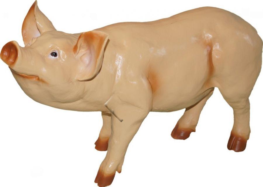 Design Schwein Figur Garten Statue Skulptur Figuren Skulpturen Dekoration c673
