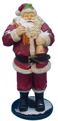 Design Weihnachtsmann Gross Laminat Statue Skulptur Figuren Skulpturen XXL Neu